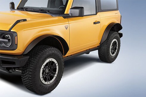 Discover Ford Bronco Accessories in PR, Fender Flares - Removable Steel Fender Flare Kit, Base Style, For 2-Door Or 4-Door